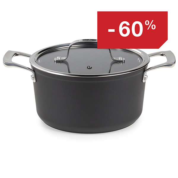 Lonac sa staklenim poklopcem Rosmarino Diamond Pro Chef - 20 cm