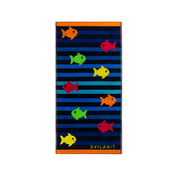 Peškir za plažu Fish School – 75x150